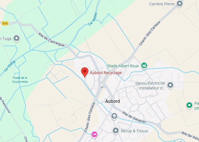 Aubord Recyclage : Carte et localisation près d'Aubord
